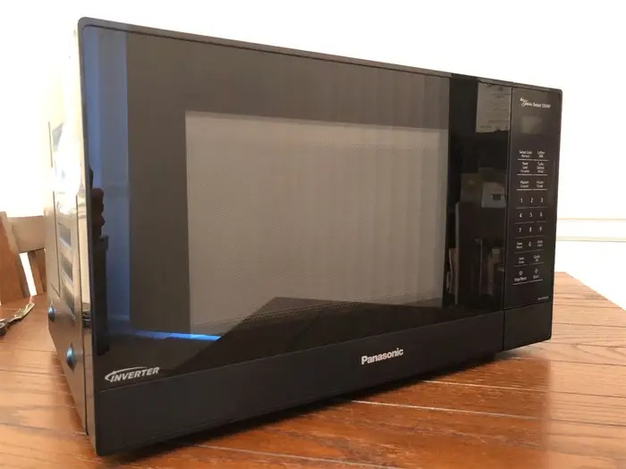 Panasonic NN-SN65KB Microwave Oven with Inverter Technology 1200W, 1.2 cu.ft. Small Genius Sensor One-Touch Cooking, Popcorn Button, Turbo Defrost-NN-SN65KB (Black), 1.2 cu.ft