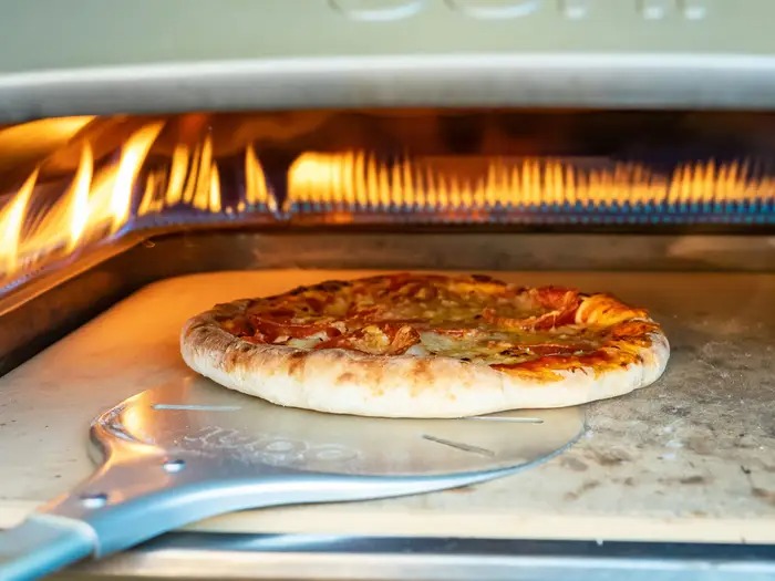 The bake on the pizzas is so much better than what a normal oven produces.